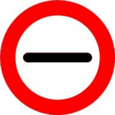 R-200 Prohibición de pasar sin detenerse