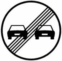 R-502 Fin de la prohibición de adelantamiento